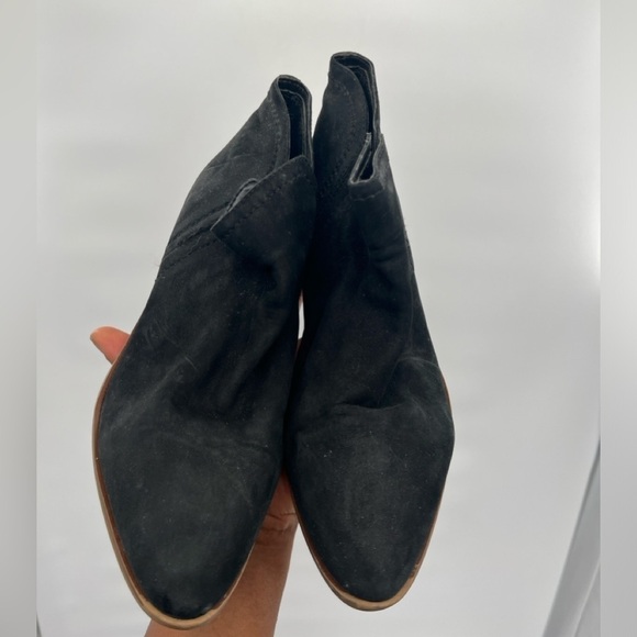 Aldo black faux leather pull on boots shoes size 10 - Picture 2 of 11